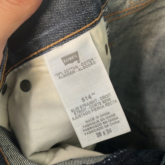 Levi’s salvage edge 514 leather patch - Picture 4 of 6